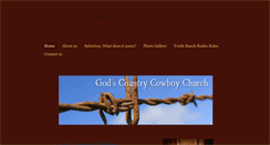 Desktop Screenshot of godscountrycowboychurch.com